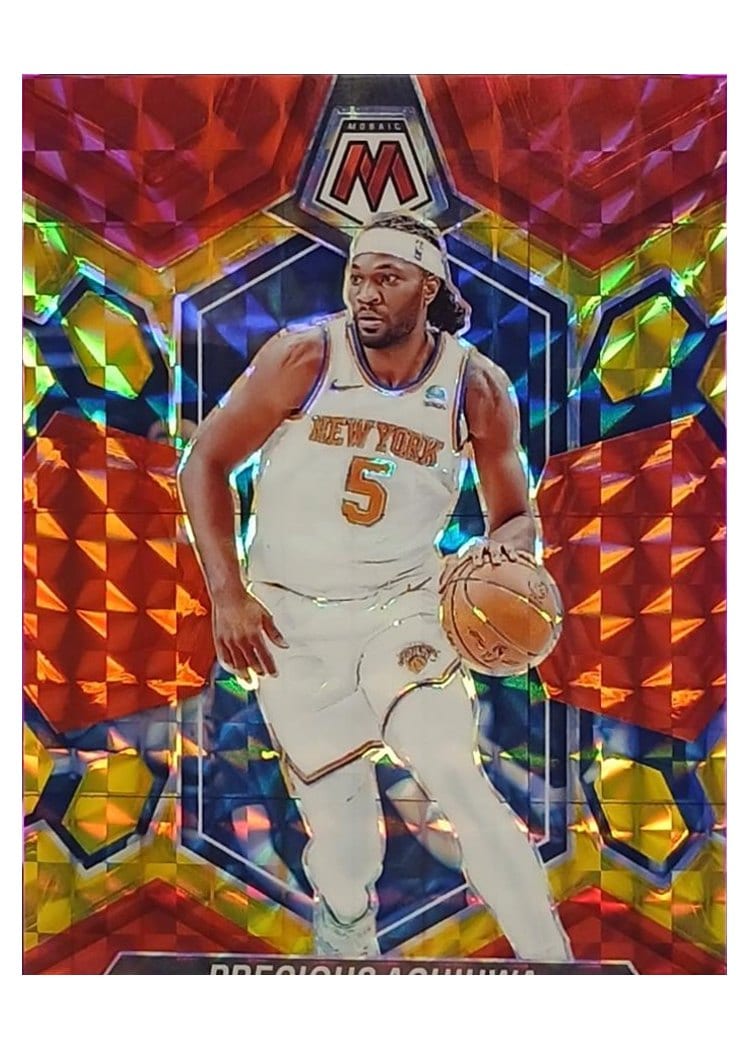2023-24 Panini Mosaic Base Set Precious Achiuwa #34 card
