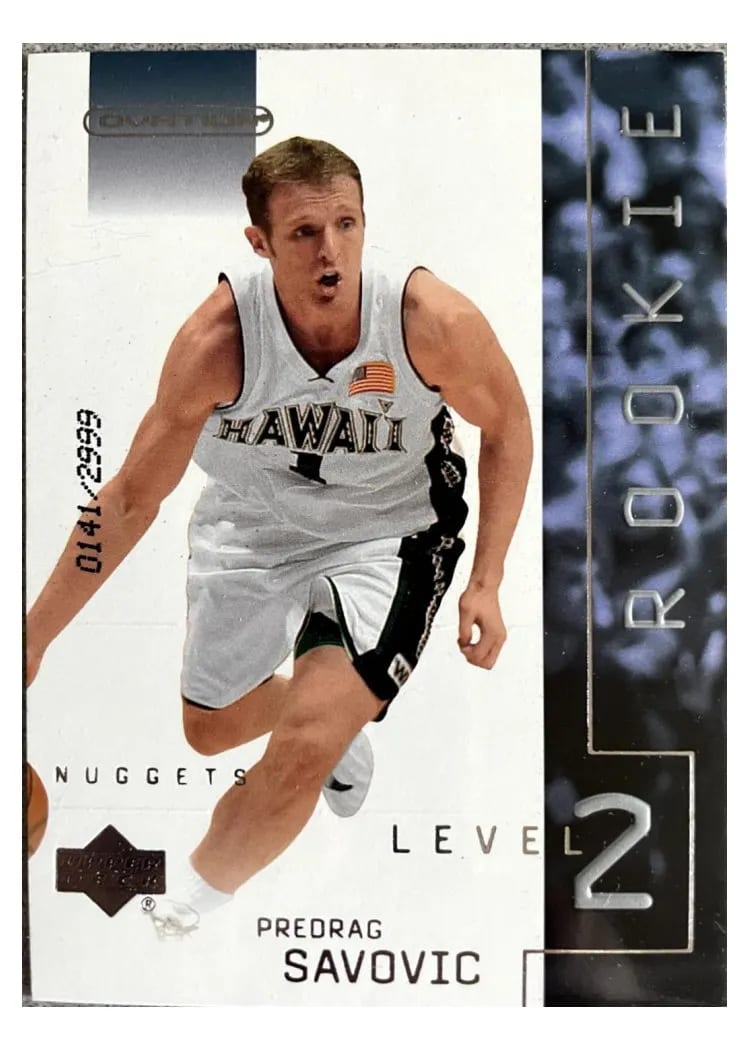 2002 Upper Deck Ovation Predrag Savovic #108 card