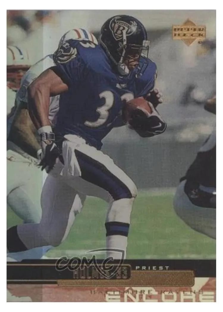 1999 Upper Deck Encore Priest Holmes #13 card