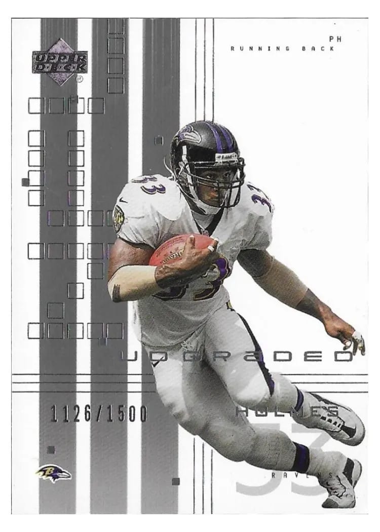2000 Upper Deck Graded Priest Holmes #7 card