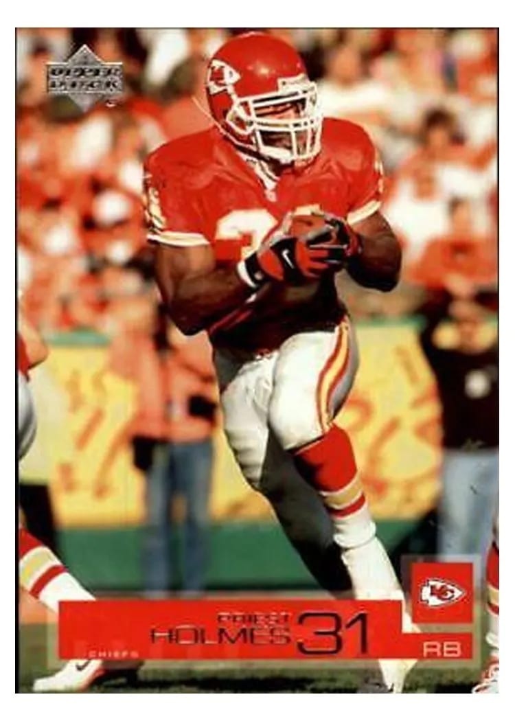 2002 Upper Deck Priest Holmes #84 card