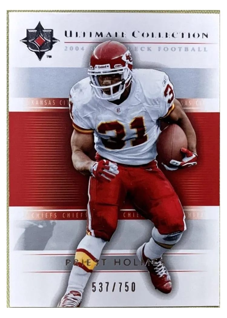 2004 Upper Deck Ultimate Collection Priest Holmes #31 card
