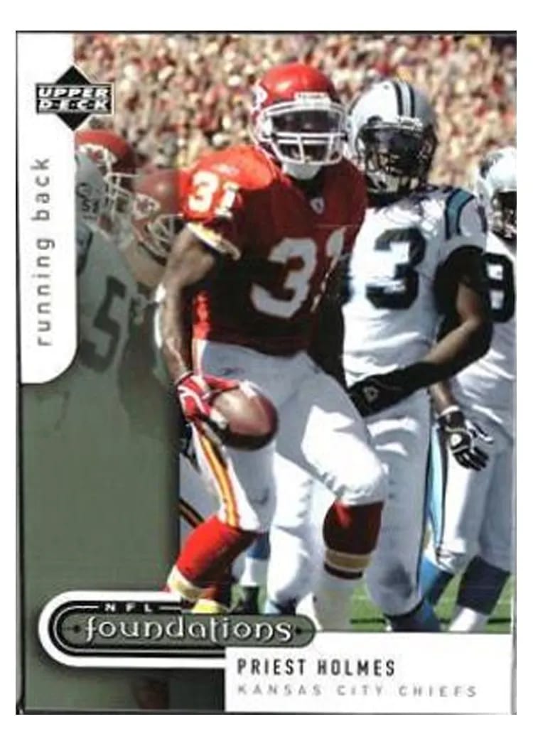 2005 Upper Deck Foundations Priest Holmes #46 card