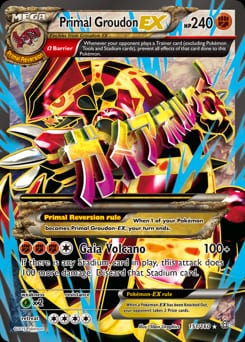 2015 Primal Clash Primal Groudon-EX #151 card