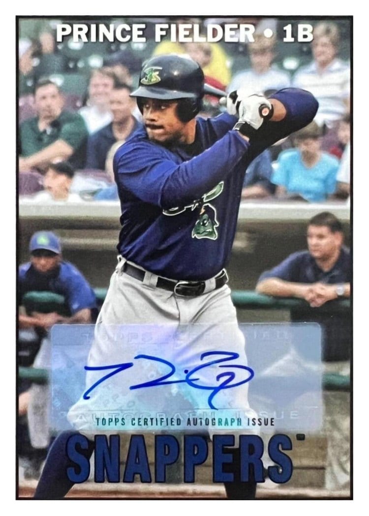 2023 Topps Pro Debut MiLB Legends Autographs Prince Fielder #MILB-4 card