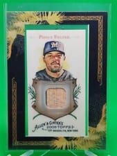 2025 Topps Allen & Ginter Allen & Ginter Relics Prince Fielder #AGR-PF card