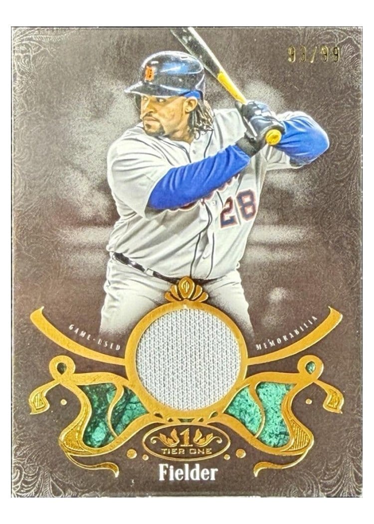 2026 Topps Tier One Shadow Relics Prince Fielder #SR-PF card
