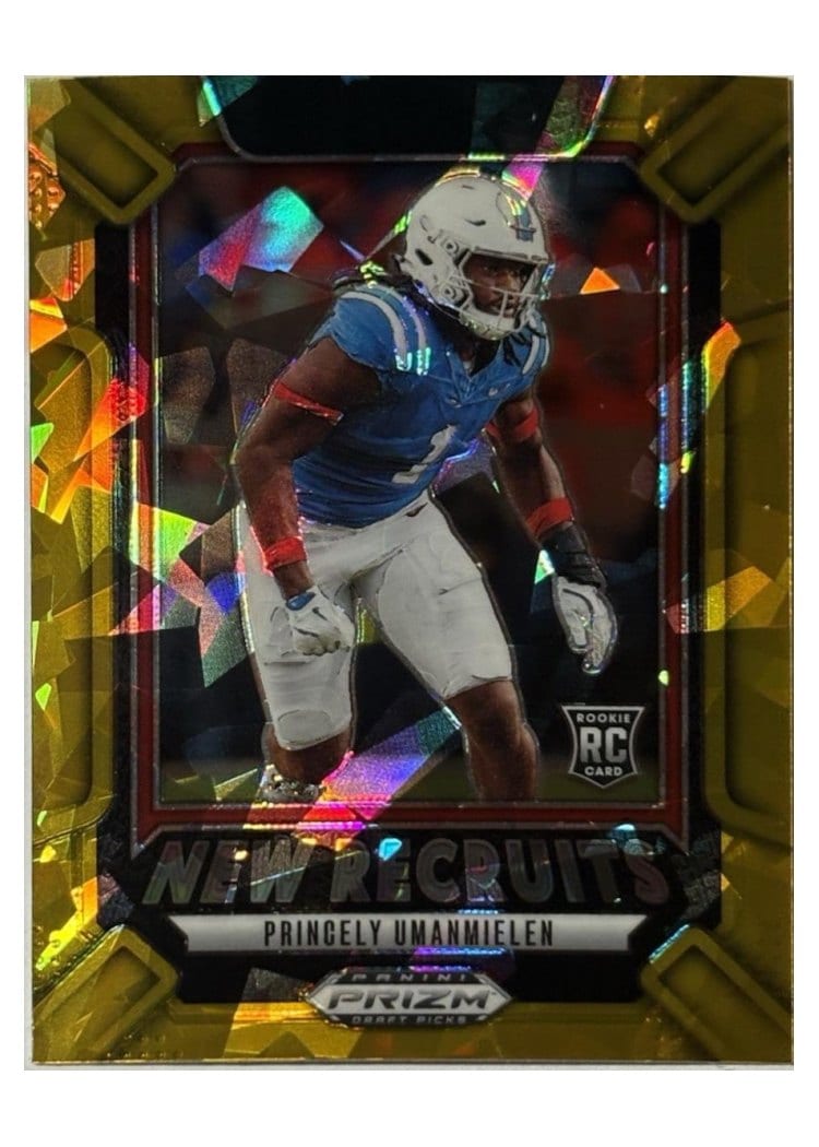 2025 Panini Prizm Draft Picks New Recruits Princely Umanmielen #14 card