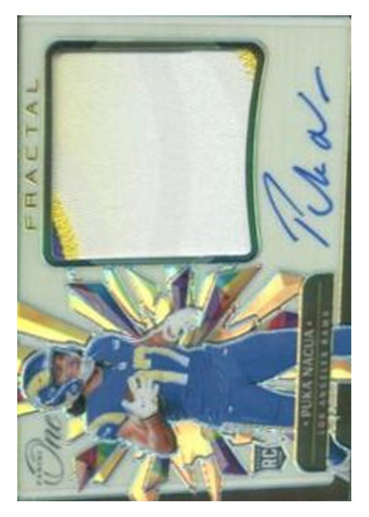 2023 Panini One Rookie Fractal Puka Nacua #394 card