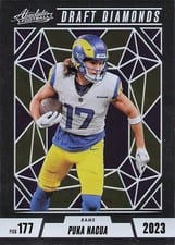2024 Panini Absolute Draft Diamonds Puka Nacua #DD-PNA card