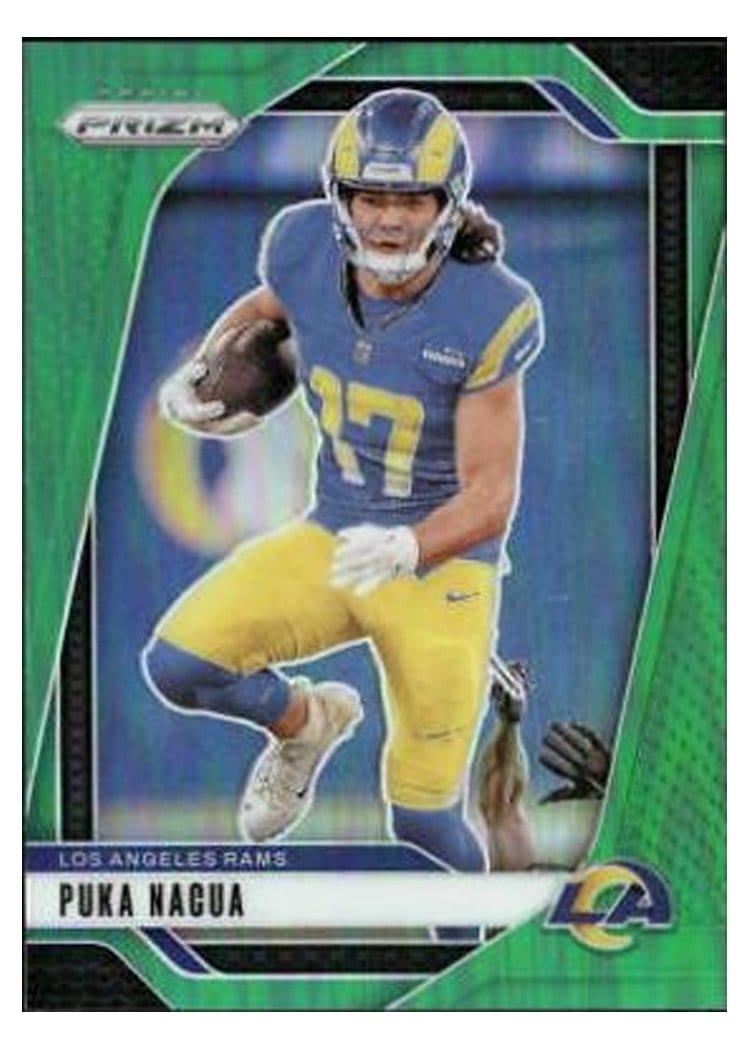 2024 Panini Prizm Base Set Puka Nacua Green #168 card