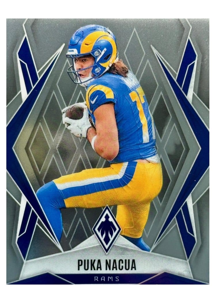 2025 Panini Phoenix Base Set Puka Nacua Lime Green Mojo #119 card
