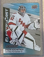 2023-24 Upper Deck Engrained ElectroCast Metal Pyotr Kochetkov #EC-28 card