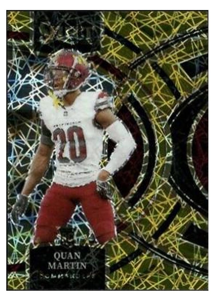 2023 Panini Select Base Set Quan Martin Gold Prizm #137 card