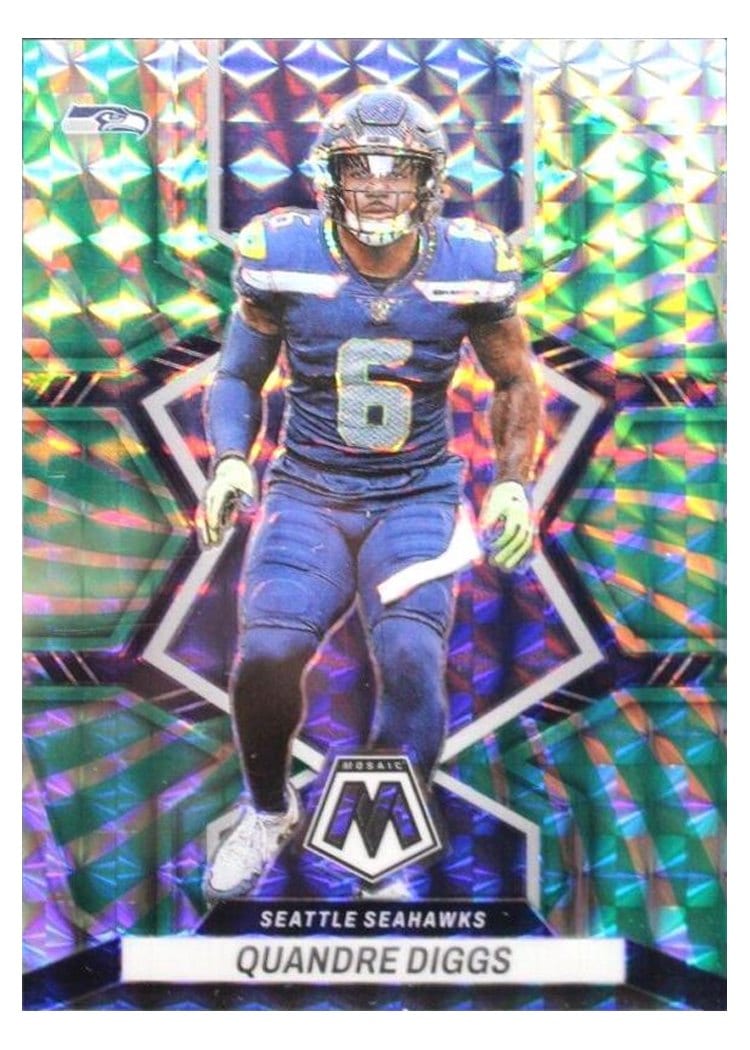 2022 Panini Mosaic Base Set Quandre Diggs #173 card