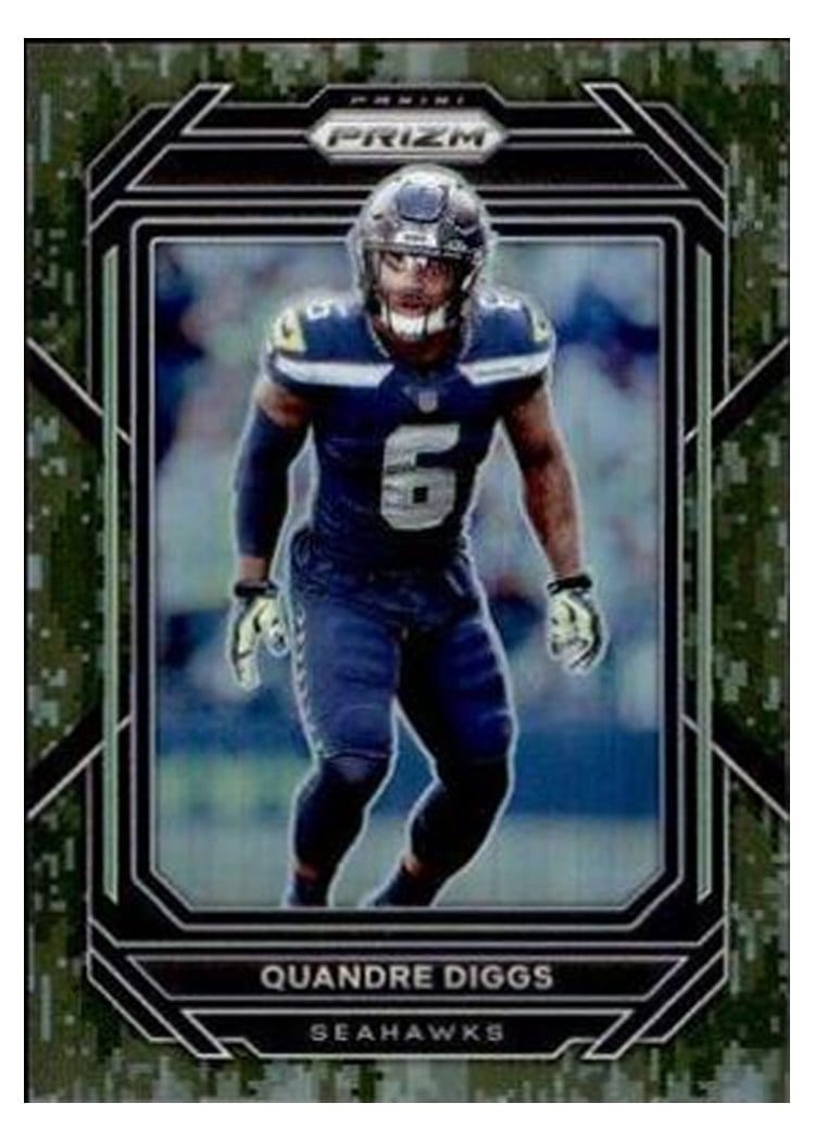 2022 Panini Prizm Base Set Quandre Diggs #260 card