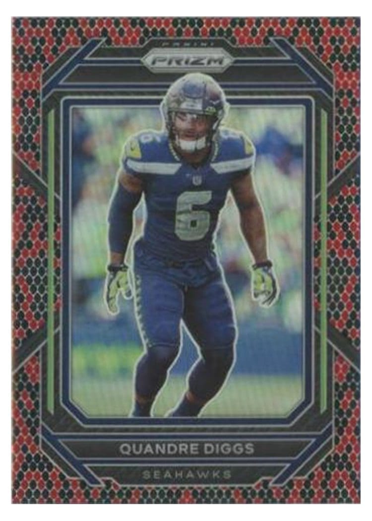 2022 Panini Prizm Base Set Quandre Diggs #260 card