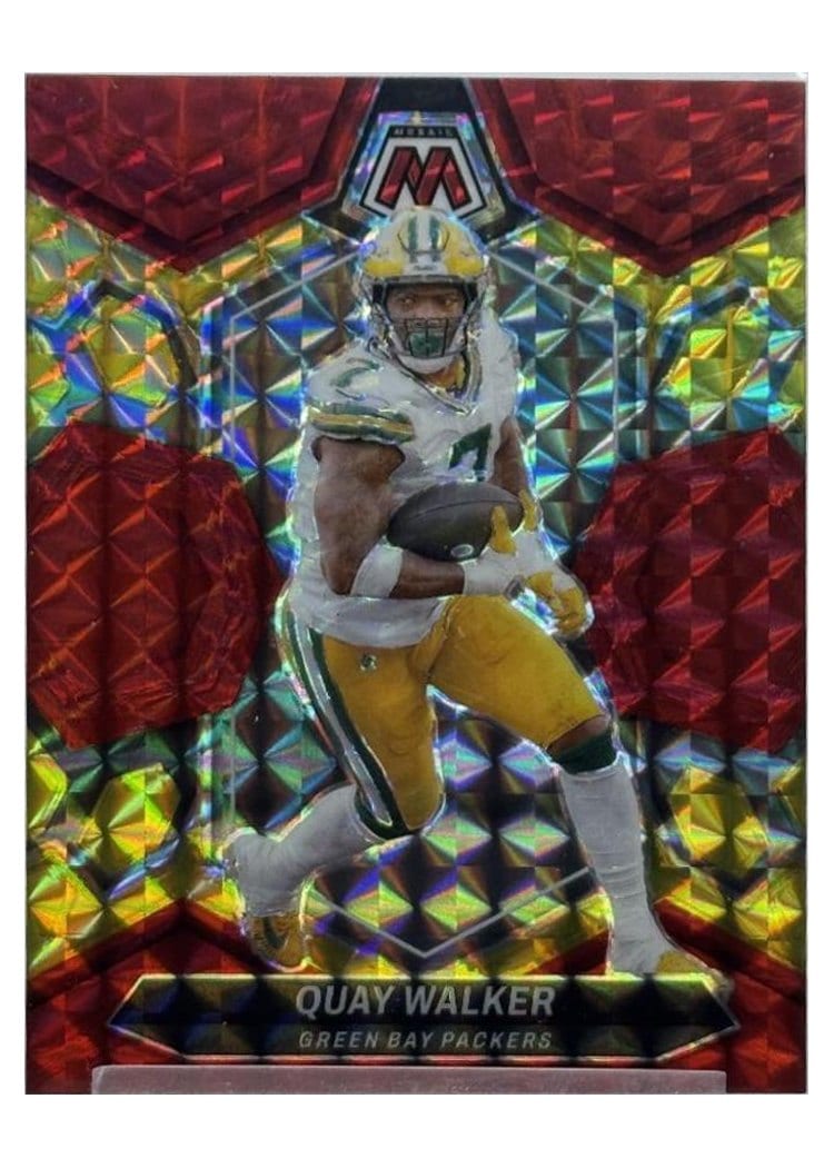 2024 Panini Mosaic Base Set Quay Walker Fusion Red Yellow Choice #83 card