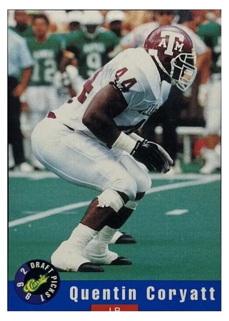 1992 Classic Draft Picks Quentin Coryatt #3 card