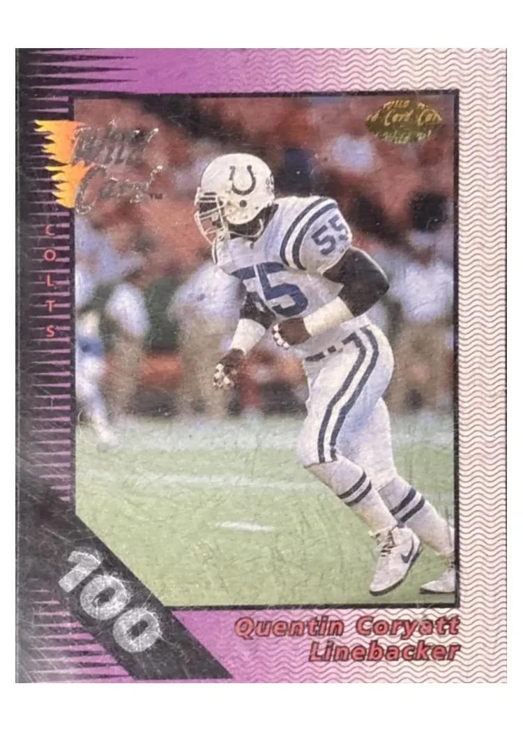 1992 Wild Card Field Force Quentin Coryatt #2 card