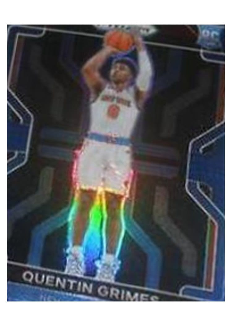2021-22 Panini Prizm Base Set Quentin Grimes #285 card
