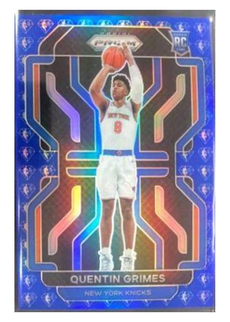 2021-22 Panini Prizm Base Set Quentin Grimes Gold Prizm #285 card