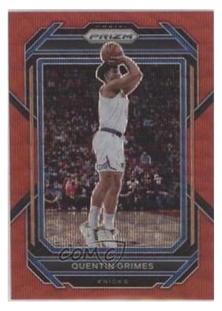 2022-23 Panini Prizm Base Set Quentin Grimes #15 card