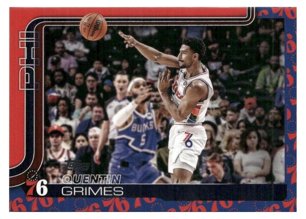 2025-26 Topps Base Set Quentin Grimes #25 card