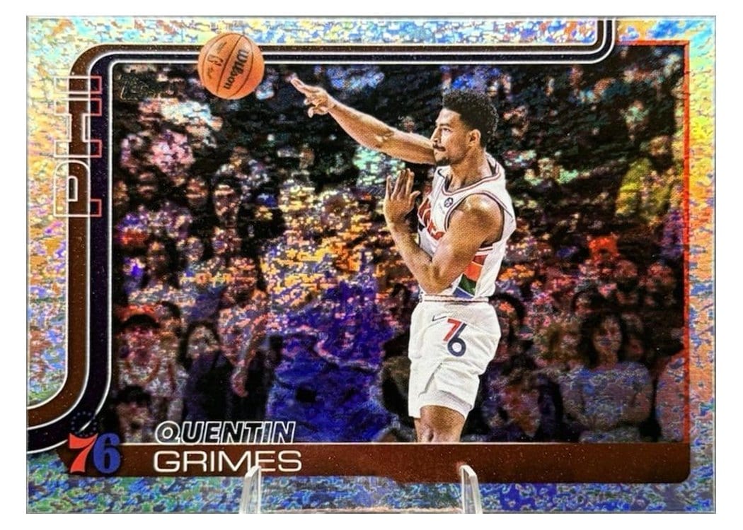 2025-26 Topps Base Set Quentin Grimes Sandglitter #25 card