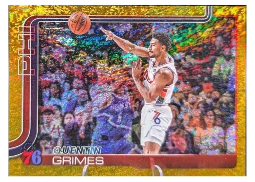 2025-26 Topps Base Set Quentin Grimes #25 card