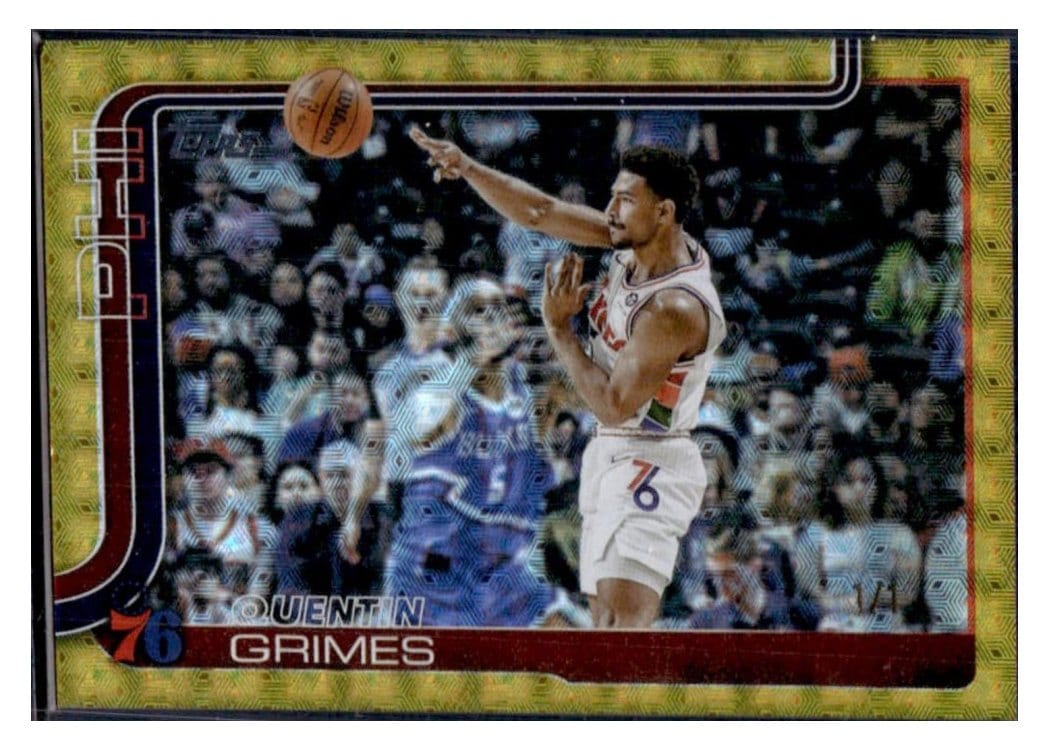 2025-26 Topps Base Set Quentin Grimes #25 card
