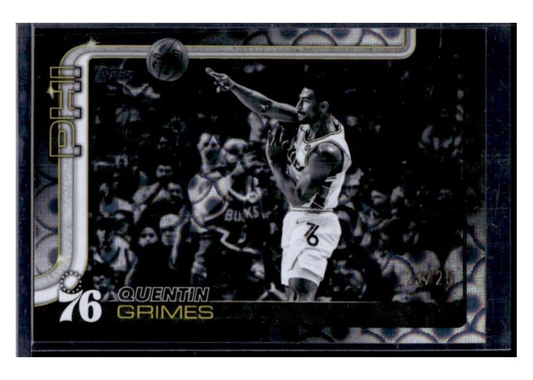 2025-26 Topps Base Set Quentin Grimes #25 card