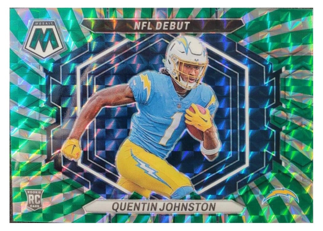 2023 Panini Mosaic Base Set Quentin Johnston #356 card