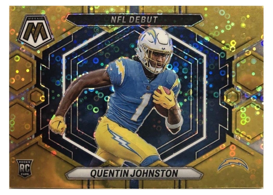 2023 Panini Mosaic Base Set Quentin Johnston #356 card