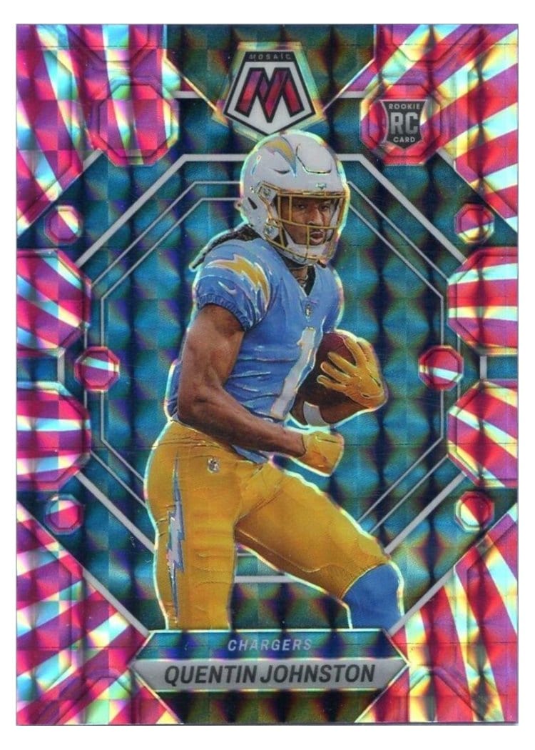 2023 Panini Mosaic Base Set Quentin Johnston #356 card