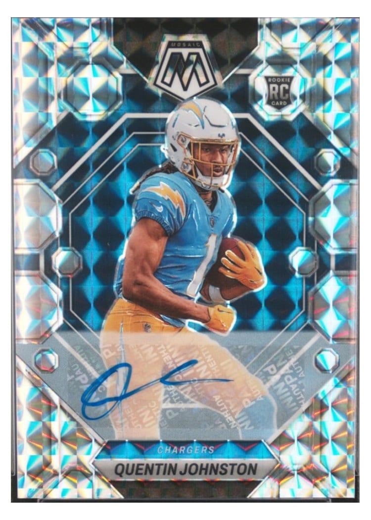2023 Panini Mosaic Base Set Quentin Johnston #356 card