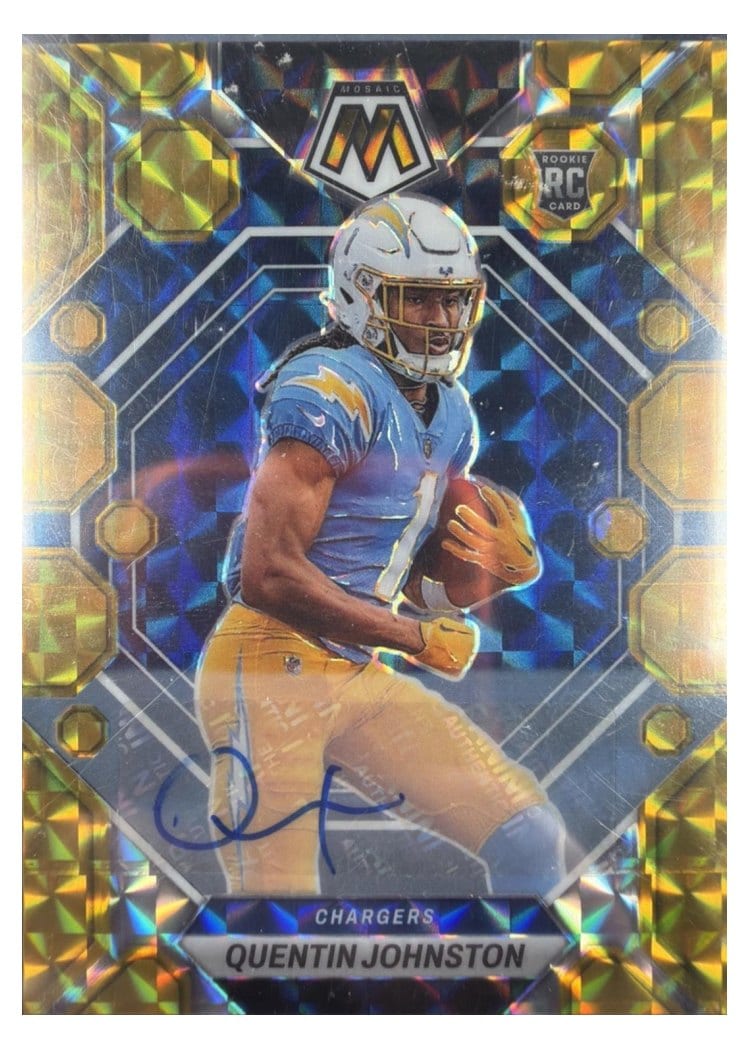 2023 Panini Mosaic Base Set Quentin Johnston #356 card