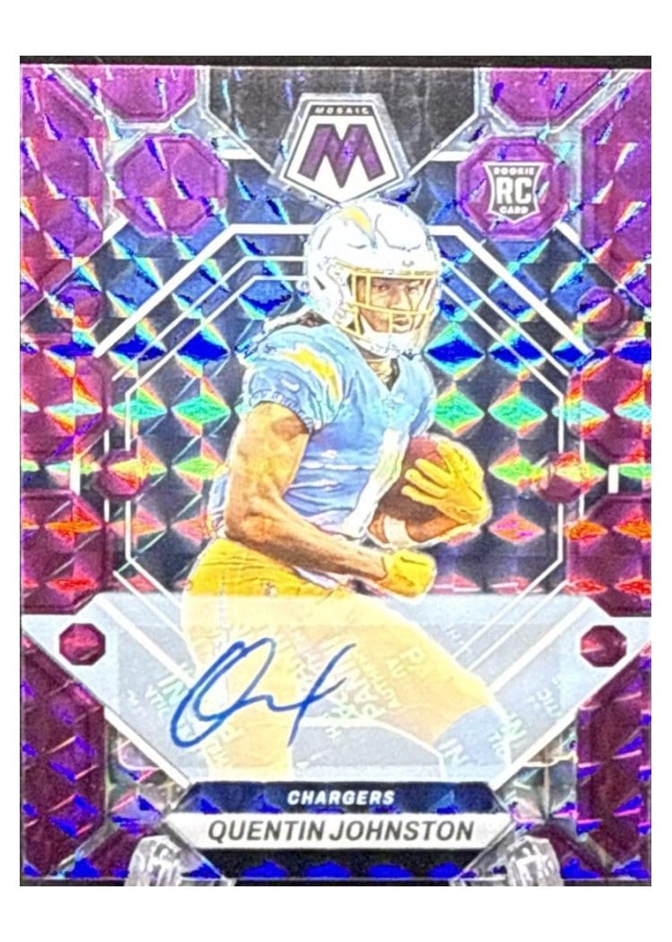 2023 Panini Mosaic Base Set Quentin Johnston #356 card