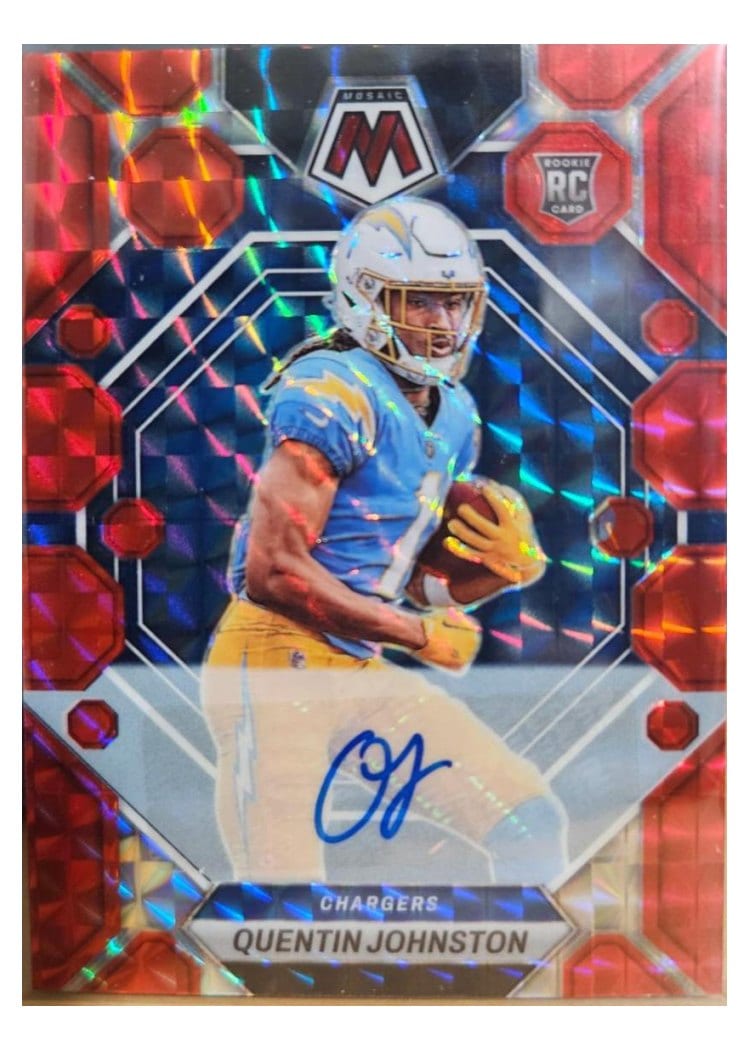 2023 Panini Mosaic Base Set Quentin Johnston #356 card
