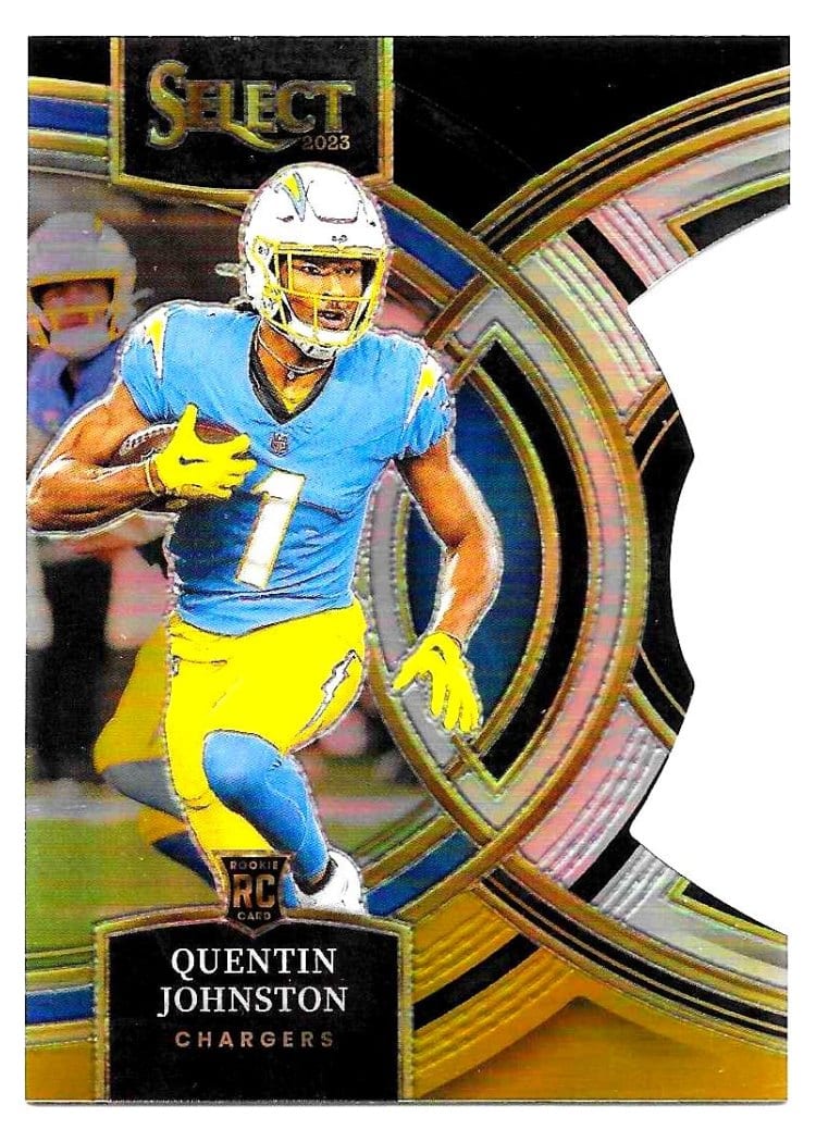 2023 Panini Select Base Set Quentin Johnston #196 card