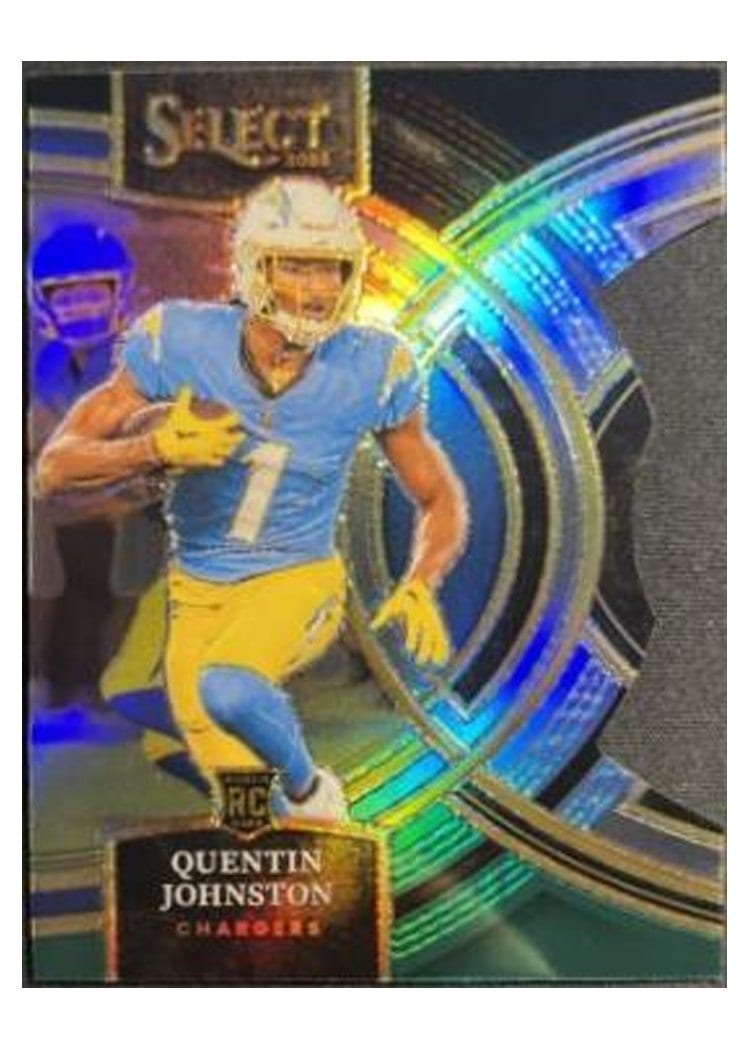 2023 Panini Select Base Set Quentin Johnston #196 card