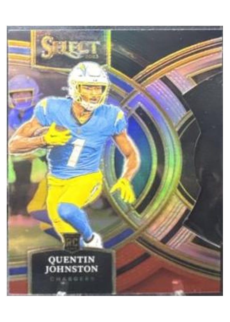 2023 Panini Select Base Set Quentin Johnston #196 card