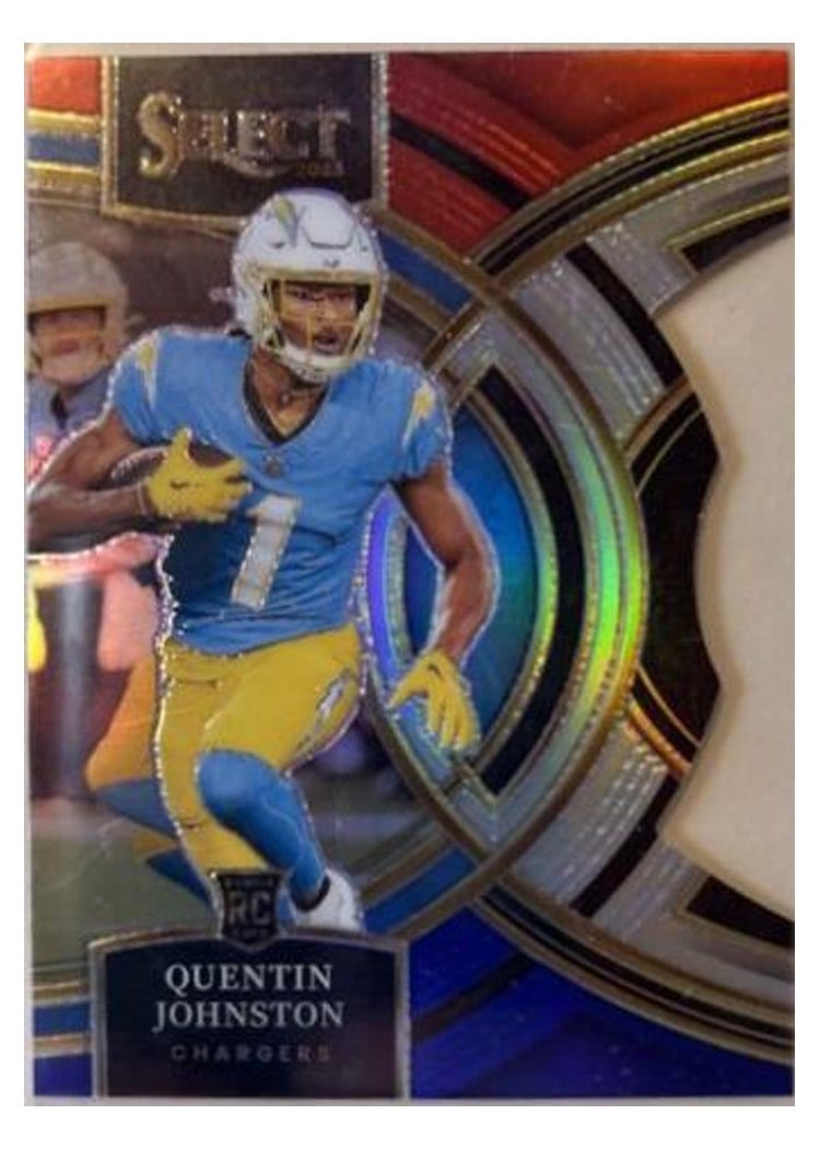 2023 Panini Select Base Set Quentin Johnston #196 card