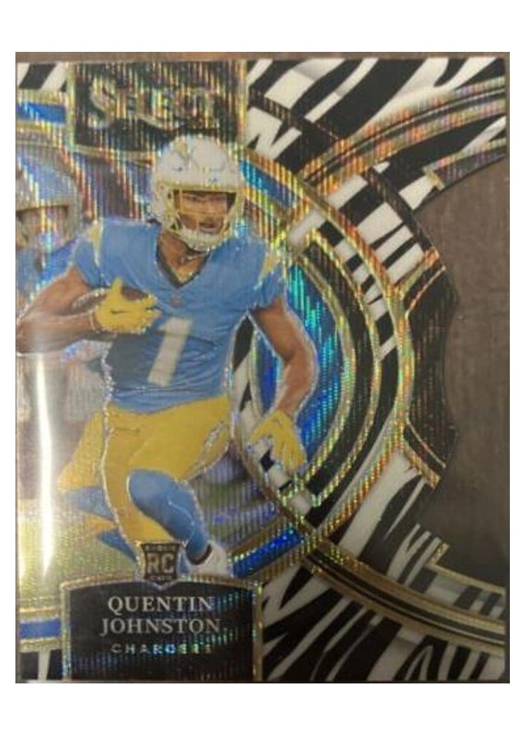 2023 Panini Select Base Set Quentin Johnston #196 card