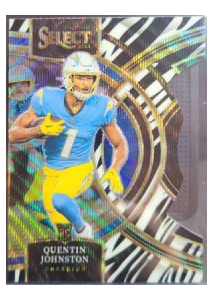 2023 Panini Select Base Set Quentin Johnston #196 card