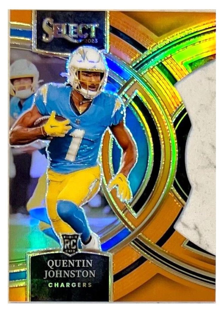 2023 Panini Select Base Set Quentin Johnston #196 card