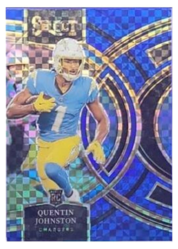 2023 Panini Select Base Set Quentin Johnston #196 card