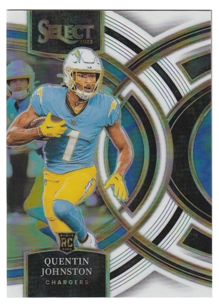 2023 Panini Select Base Set Quentin Johnston #196 card