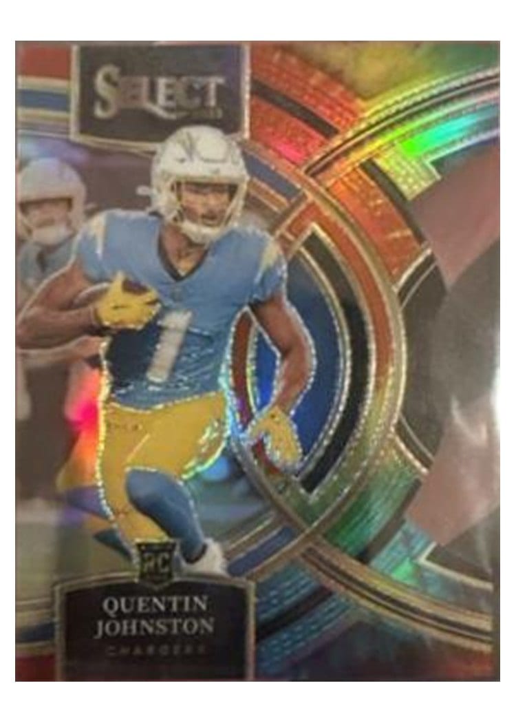 2023 Panini Select Base Set Quentin Johnston #196 card