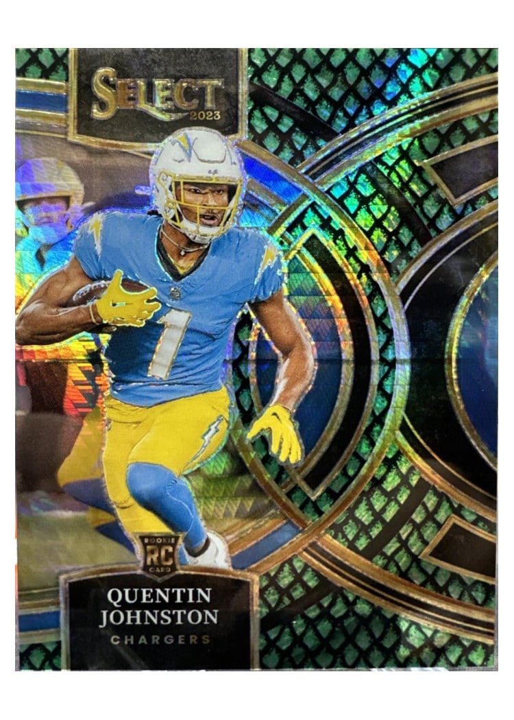 2023 Panini Select Base Set Quentin Johnston #196 card
